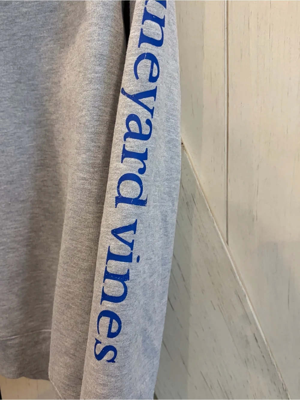 Vineyard Vines Men's Heather Gray Quarter Zip Pullover Sweatshirt Size Medium